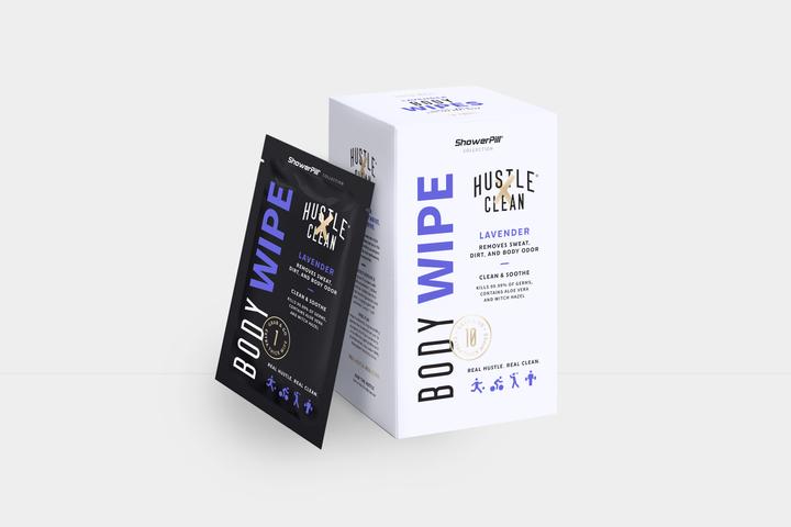 HUSTLE CLEAN Body Wipe Lavender