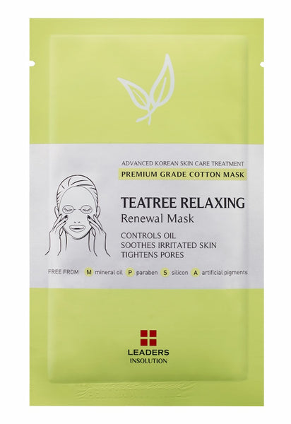 LEADERS Tea Tree Relaxing Skin Renewal Mask